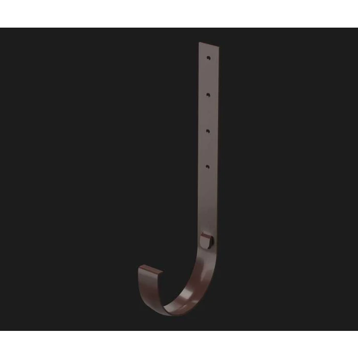 Кронштейн желоба металлический PREMIUM, шоколад