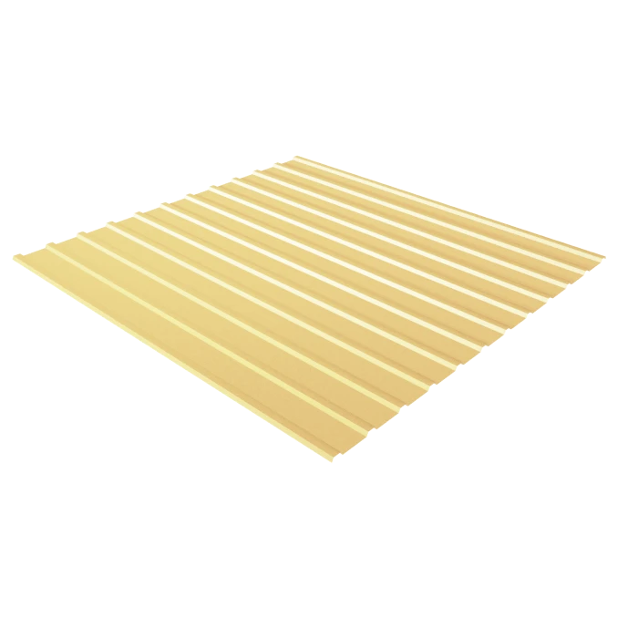 Профнастил C10 200х0.6 Окрашенный RAL 1015